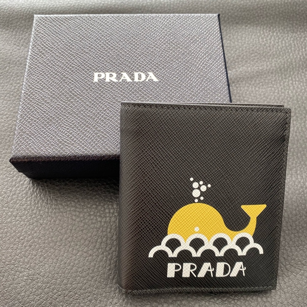 Prada bifold wallet